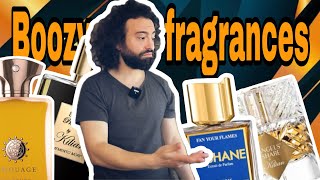 Top 10 best boozy fragrances in my collection [upl. by Dragelin]