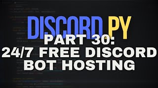 How to host your own Discord bot 247 for FREE with Replit Tutorial [upl. by Touber159]