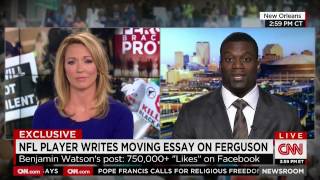 Benjamin Watson gets cut off on CNN proclaiming JESUS [upl. by Airla]