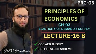 PRC03 Economics l CH03 l LECTURE16B l Cobweb Theory  Buffer Stock Scheme [upl. by Monney]