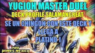 Deck Profile Salamangreat 2022 PLATINO 1 I Yugioh Master Duel [upl. by Manny]