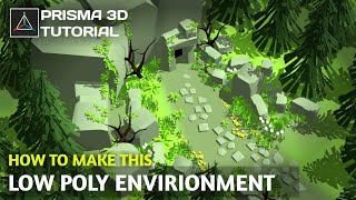 Stylised 3D Environment in Prisma3d amp Nomad sculpt [upl. by Aknaib]