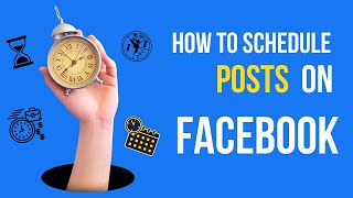 How to Schedule a Facebook Post on Your Personal Or Business page [upl. by Ronnica]