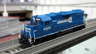 Review Atlas N Scale EMD GP382 Conrail Quality [upl. by Murielle]