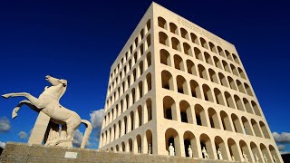 Roma Walking Tour Colosseo Quadrato EUR 2022 [upl. by Eiramana770]