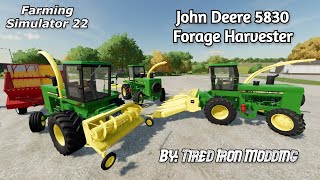 Farming Simulator 22  John Deere 5830 Preview  Mod Preview  PC Only  FS22 [upl. by Sualokin]