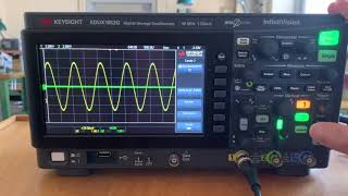 Oscilloscopio Keysight parte 2 [upl. by Ihp311]