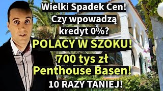 Kredyt 0 POLACY W SZOKU 700 tys zł Penthouse Basen Tanie Mieszkania Do Kupienia w Hiszpanii [upl. by Suriaj]