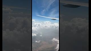 Stunning Aerial View Airplane Soars Through Majestic Cloudscape  Cloudy Sky Adventure [upl. by Ynaitirb]