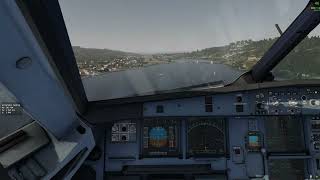 Landing at Skiathos Airport [upl. by Anrapa]