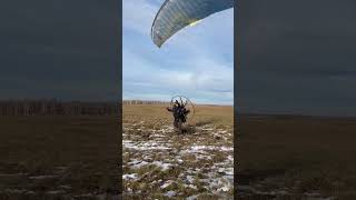 Взлет davinci rytm2 moster 185 paramotorflying paramotor paraglider [upl. by Pasadis558]