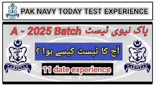 pak navy technical sailor test experience today A 2025 navy test 2024  Ayeshaforcesacademy [upl. by Katharine62]