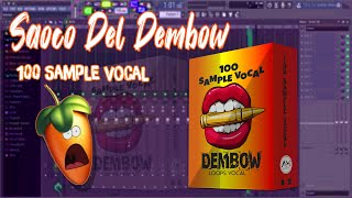 VOCAL 100 Sample 👄 Libreria De Dembow 2022  El Saoco De Dembow  La Mejor Libreria Para Dembow 2022 [upl. by Gavette]