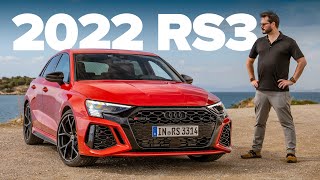 NEW Audi RS3 Road And Track Review  Carfection 4K [upl. by Noyr]