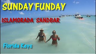 Sunday Funday Islamorada Sandbar and Sunset Cruise [upl. by Hamil306]