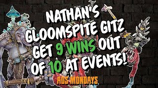 Nathans New Gloomspite Gitz have a 90 Win Rate at Tournaments  AOS Mondays [upl. by Atsylak]