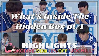 PRODUCE 프로듀스 X 101 Highlights 6 Whats Inside the Hidden Box pt 1  cokodive 5 code quotJOCHILLquot [upl. by Enoed]