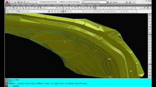 AutoLisp source code for the intersection of 2 3DFACE and contour lines [upl. by Aihseyn263]