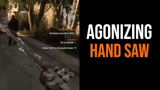 Dying Light 1 Testing Out The Agonizing Hand Saw Weapon [upl. by Shay]