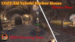 Exploring AMAZING ESO Homes  cywscys Velothi Harbor House quotRedoran Homequot [upl. by Siravat]