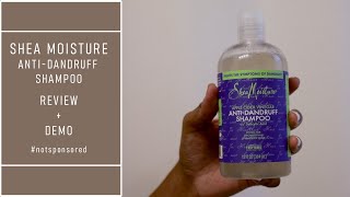 Shea Moisture ACV  Salicylic Acid Anti Dandruff Demo  Review [upl. by Nichols250]