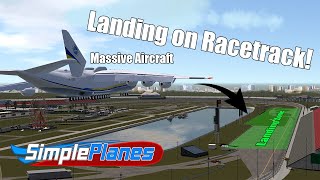 Landing Planes on Race Track  SimplePlanes [upl. by Isla597]