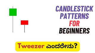 Candlestick Patterns For Beginners  19  Tweezers [upl. by Frederigo]