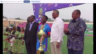 Congo 1 vs 2 DR Congo CHAMPIONS UNIFFAC U20 AFCON Qualifiers FINAL 2024 Trophy Award Ceremony [upl. by Nnylidnarb]