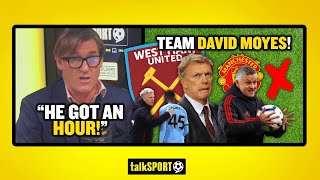 quotHE GOT AN HOURquot Simon Jordan BACKS David Moyes after taking Odubeko off in Man United vs West Ham [upl. by Foscalina]