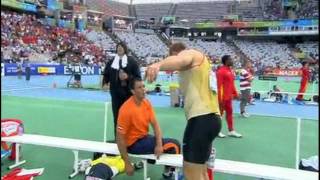 Mens Discus Throw Final European Champs 2010 Barcelona [upl. by Lovel]