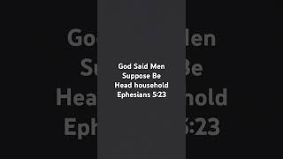 God said men suppose be head householdblackmenblackamericans blackpeopleblackcommunities shorts [upl. by Anauqahc]