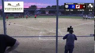 Treynor vs Riverside  Varsity Softball [upl. by Grayce428]