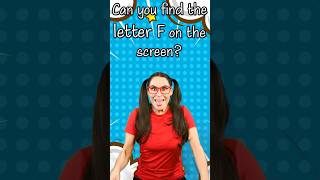 Can you find the letter F on the screen Play find the number for kids shorts kidsgames letters [upl. by Eusoj]