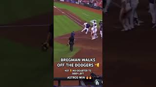 Alex Bregman wins it for the Astros mlbb baseball highlights shorts sports astros walkoff [upl. by Bennink]