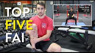 BEST EXERCISES for FAI Hip Impingement [upl. by Ydnik329]