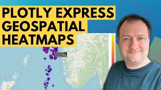 Creating Geospatial Heatmaps With Plotly Express MapBox and Folium in Python  Data Visualisation [upl. by Sievert]