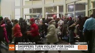 Retro Air Jordans lead to mall stampedes [upl. by Assyla]