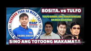 COL BOSITA TINURUAN NG BATAS SI TULFO ALAMIN COLONELBOSITARSAP [upl. by Solomon]