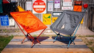 The Best Chair For Backpacking Rei Flexlite Air VS Helinox Chair Zero [upl. by Car]