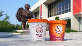 New Hokie themed ice cream flavors inspired by summer and scholarship [upl. by Leumek992]