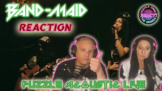 GRINGA IS NOT CRYING  BANDMAID  PUZZLE ACOUSTIC LIVE  REACTION [upl. by Ttennaj]