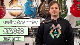 AudioTechnica AT2040  Demo at Turramurra Music [upl. by Elimay]