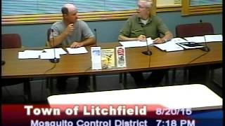 Litchfield Mosquito Control District Meeting  August 20 2015 [upl. by Hoon]