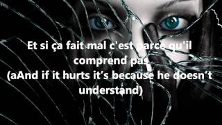 Fondu au noir  Lyrics wEnglish translation [upl. by Imnubulo]