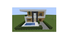 Tuto maison moderne minecraft épisode 1 [upl. by Ikcim]