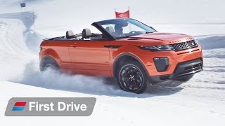 2016 Range Rover Evoque Convertible first drive review [upl. by Mckeon]