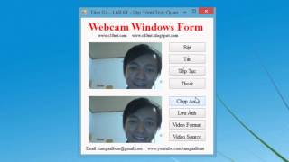 LAB 61  Webcam Tren Windows Form CSharp  Lập Trình Trực Quan  Windows Form [upl. by Yanrahc]