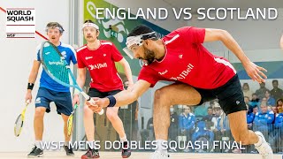 England v Scotland  WSF Mens Doubles Squash Final Highlights [upl. by Devin]