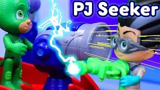 PJ Masks Toys New PJ Seeker Truck Transforming Set  Romeo is Causing Trouble with Shrink Ray [upl. by Winnifred525]