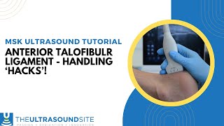 Anterior talofibular ligament  how to scan and top hacks to make it easier [upl. by Rennob]